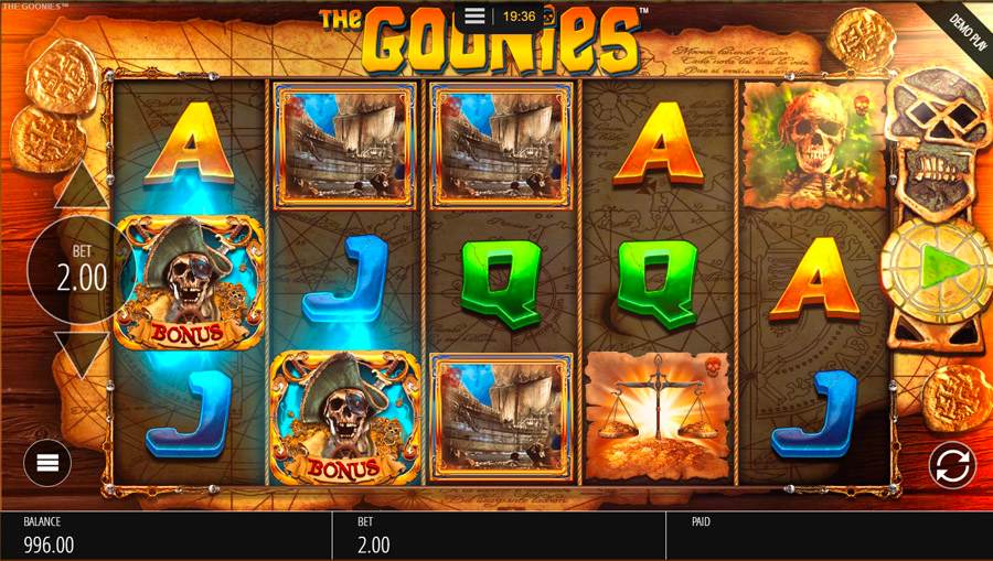 screenshot del gioco the goonies