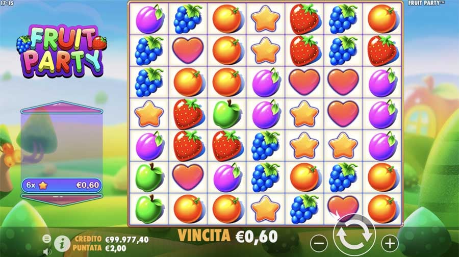 screenshot del fruit party