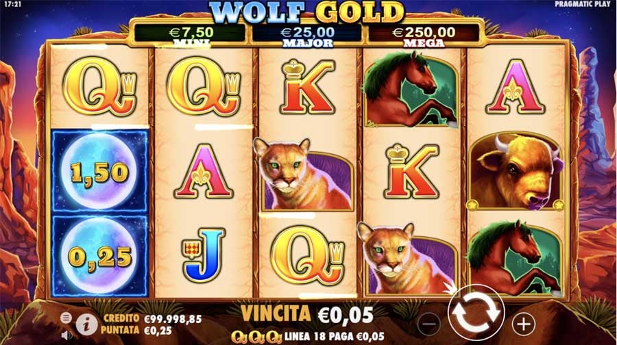 screenshot del wolf gold