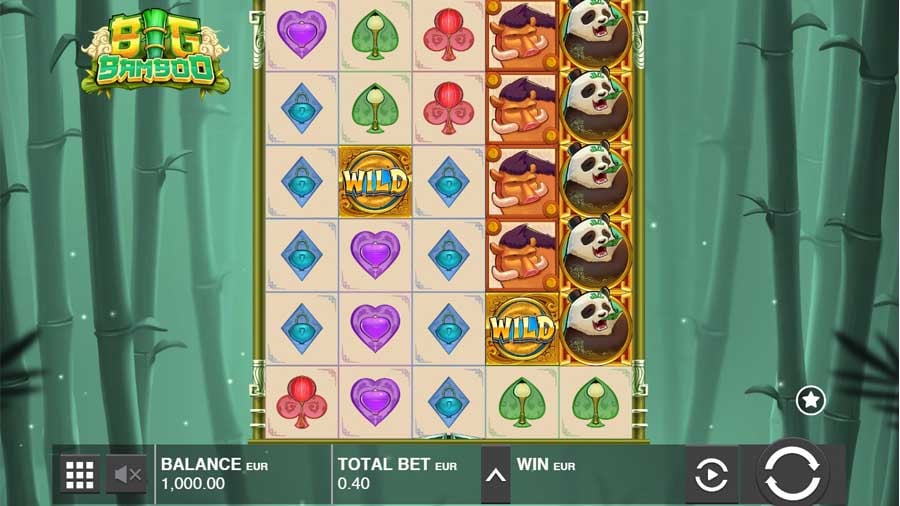 screenshot del gioco big bamboo