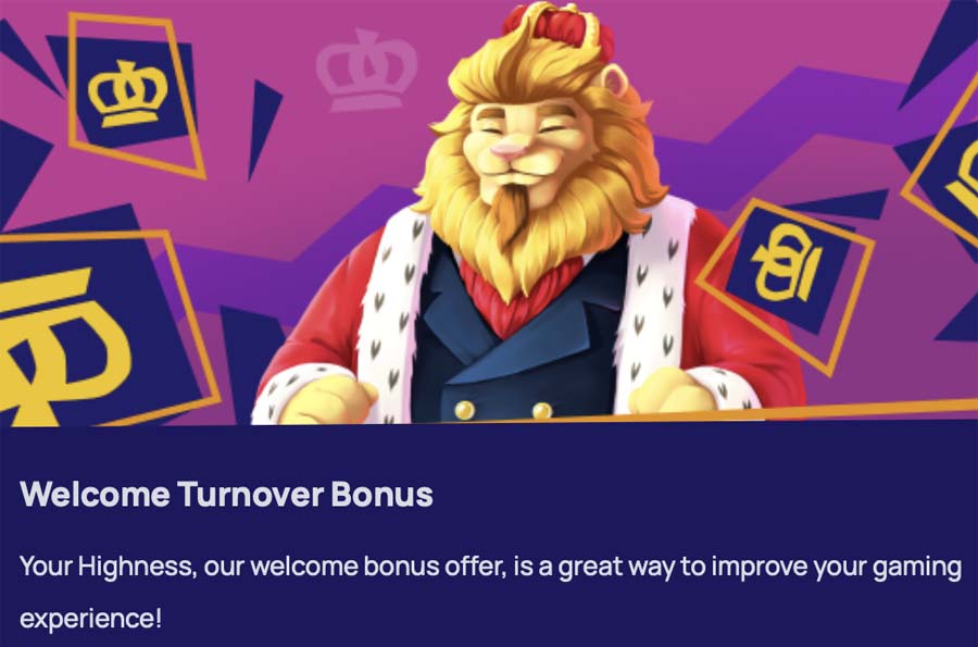 screenshot turnover bonus royspins