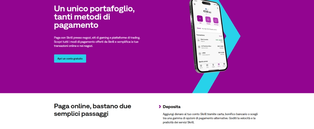 ricaricare il proprio conto skrill senza commissioni