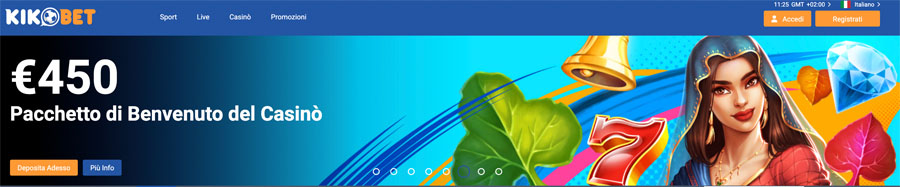 screenshot bonus benvenuto kikobet casino