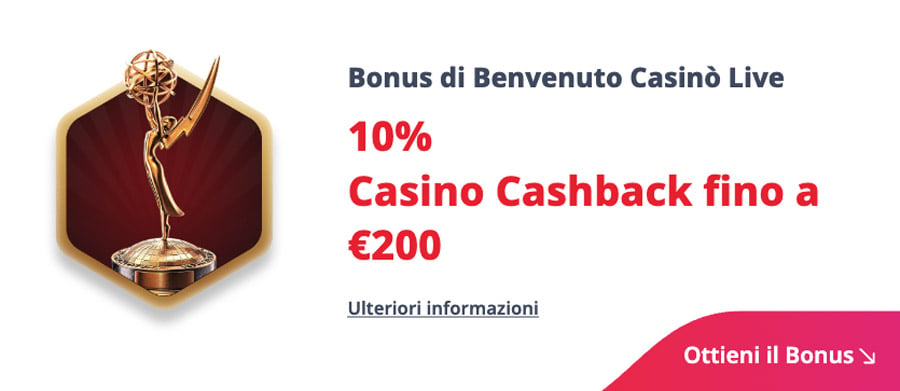 screenshot cashback casino infinity