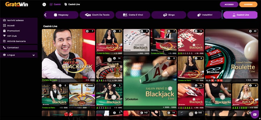 screenshot casino live gratowin