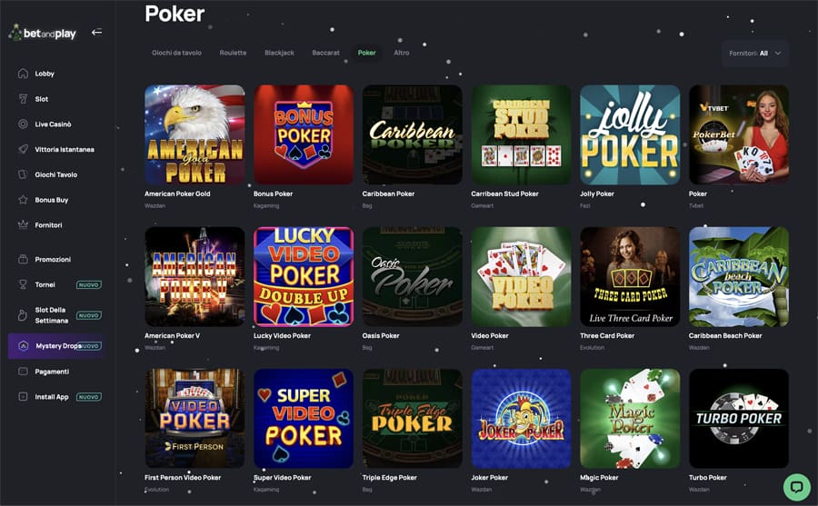 screenshot poker betandplay
