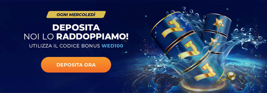 screenshot settimanale deposita bonus gratowin