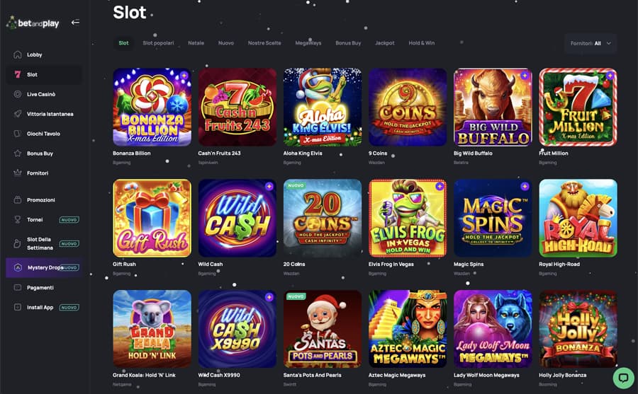 screenshot slots betandplay