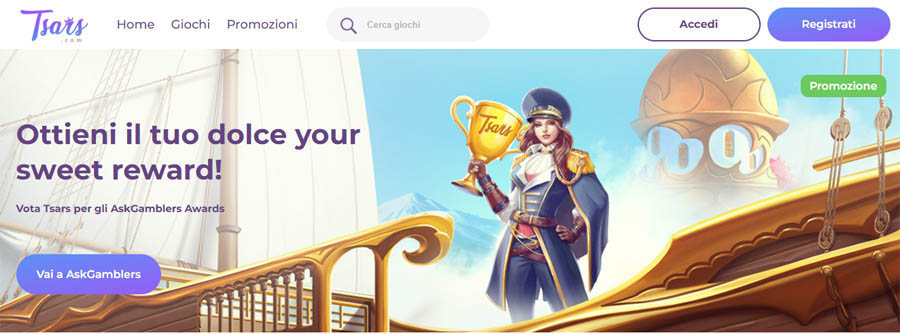 eventi speciali tsars casino