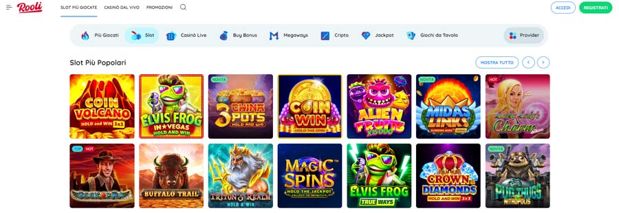 slots rooli casino