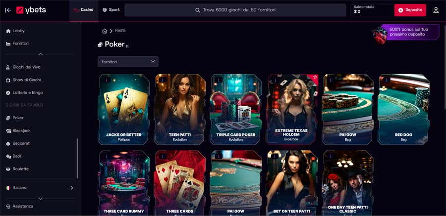 poker ybets