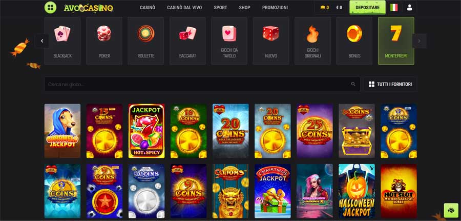 altri giochi avo casinò