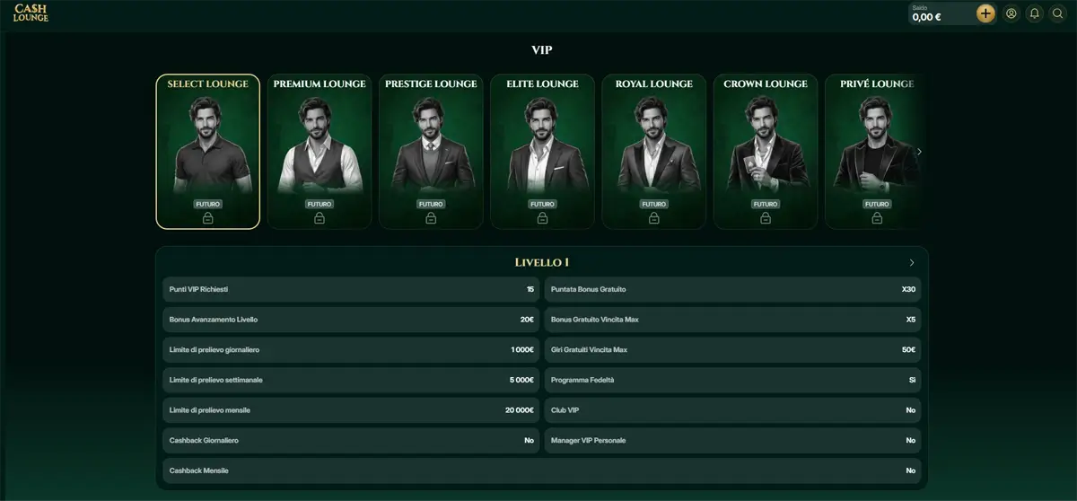 vip cash lounge casino