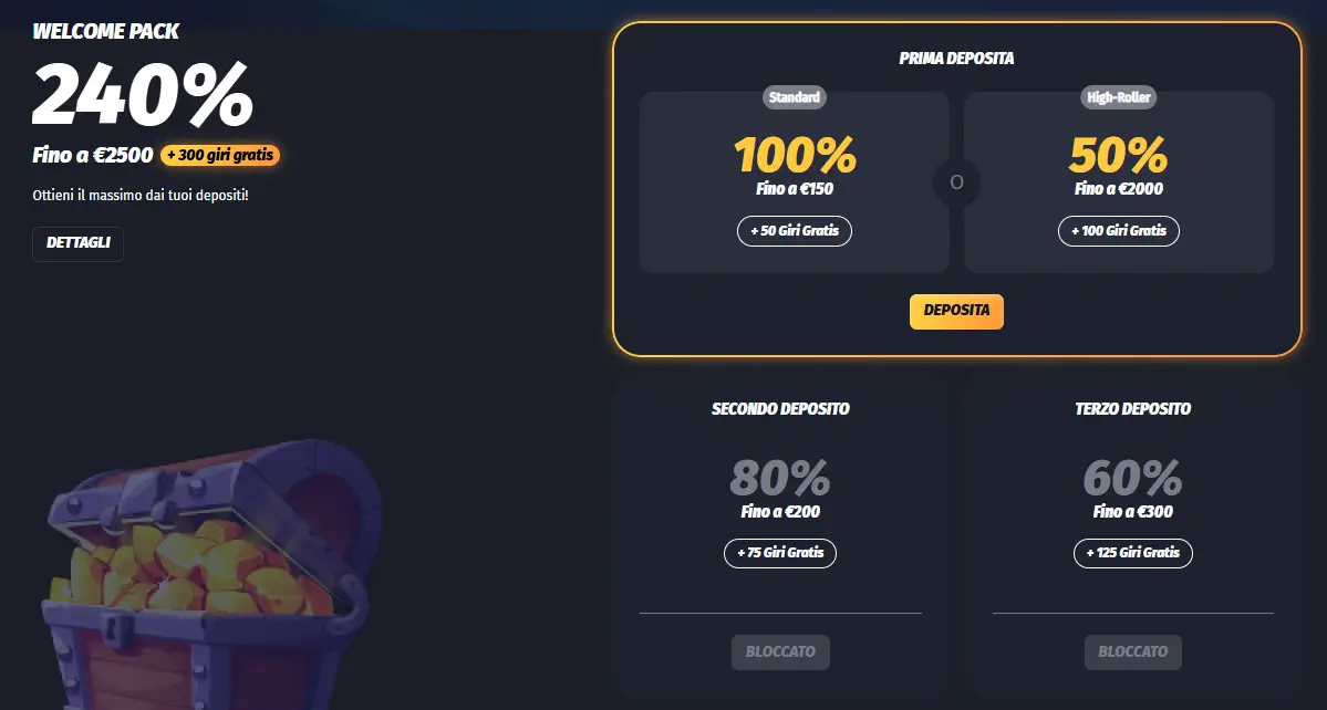 winshark bonus di benvenuto